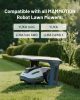 Luba és Yuka robotfűnyíró garázs