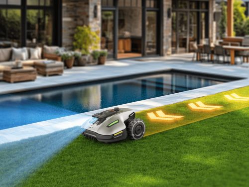 YUKA MINI 600 fűnyíró UltraSense AI Vision szenzorral